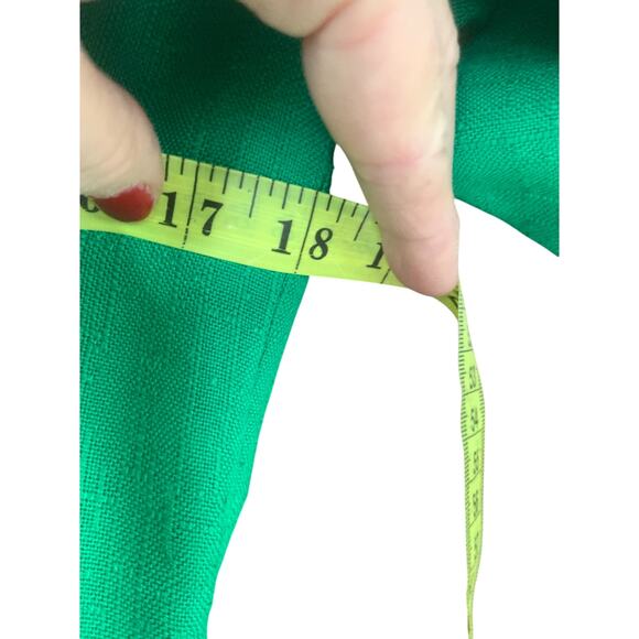 Vintage 80s 90s Kasper for A.S.L. Petite Kelly Green SS Blazer Dress Size 8 - Picture 4 of 7